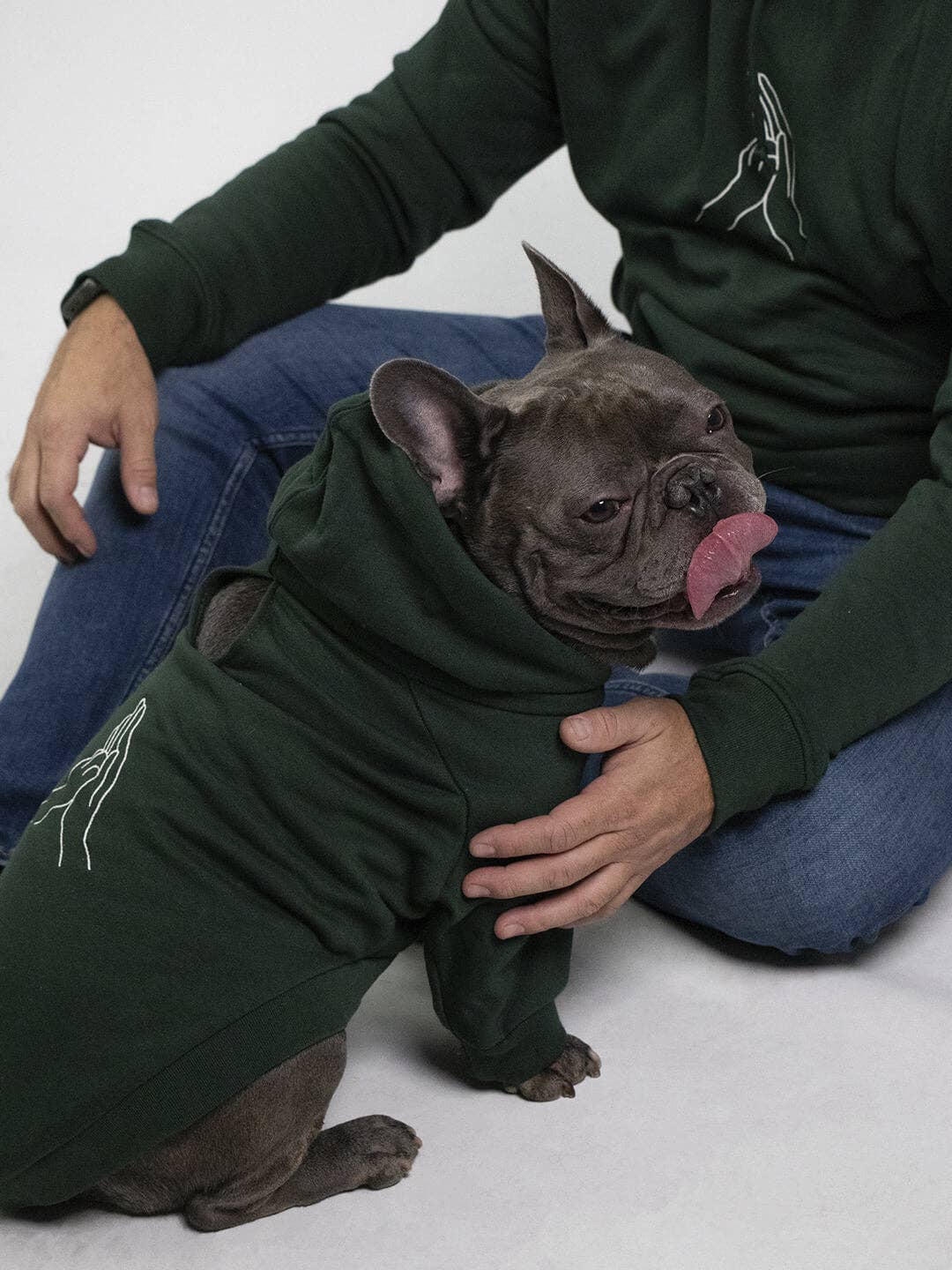 Dog Hoodie "Hand&Paw"
